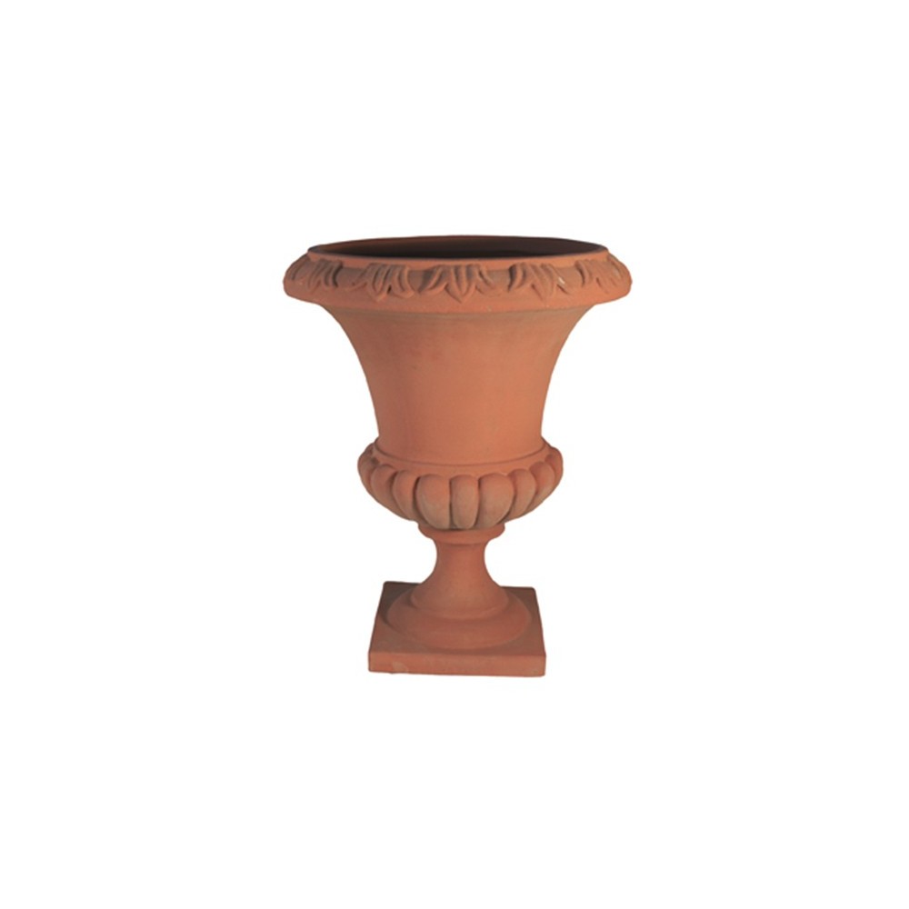 Smooth Terracotta Chalice Vase